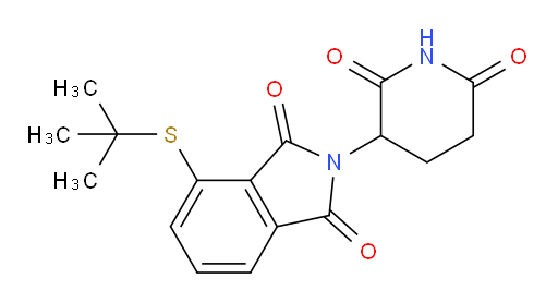 4-(tert-butylthio)-2-(2,6-dioxopiperidin-3-yl)isoindoline-1,3-dione