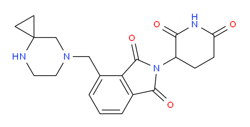 4-(4,7-diazaspiro[2.5]octan-7-ylmethyl)-2-(2,6-dioxopiperidin-3-yl)isoindoline-1,3-dione