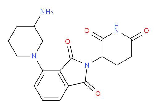 4-(3-aminopiperidin-1-yl)-2-(2,6-dioxopiperidin-3-yl)isoindoline-1,3-dione