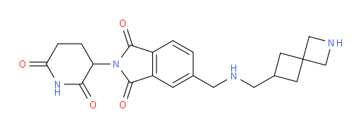 5-(((2-azaspiro[3.3]heptan-6-ylmethyl)amino)methyl)-2-(2,6-dioxopiperidin-3-yl)isoindoline-1,3-dione