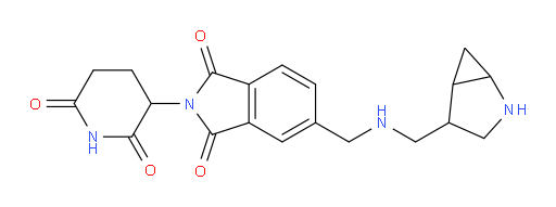 5-(((2-azabicyclo[3.1.0]hexan-4-ylmethyl)amino)methyl)-2-(2,6-dioxopiperidin-3-yl)isoindoline-1,3-dione