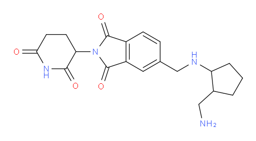 5-(((2-(aminomethyl)cyclopentyl)amino)methyl)-2-(2,6-dioxopiperidin-3-yl)isoindoline-1,3-dione