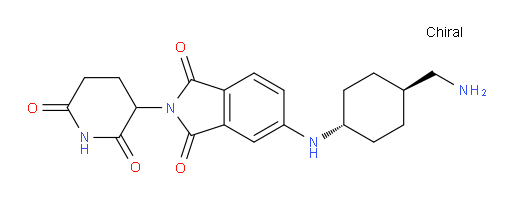 5-(((1r,4r)-4-(aminomethyl)cyclohexyl)amino)-2-(2,6-dioxopiperidin-3-yl)isoindoline-1,3-dione