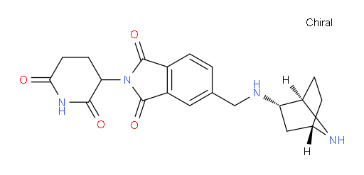 5-(((1R,2S,4S)-7-azabicyclo[2.2.1]heptan-2-ylamino)methyl)-2-(2,6-dioxopiperidin-3-yl)isoindoline-1,3-dione