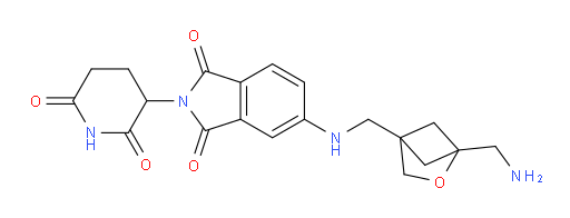 5-(((1-(aminomethyl)-2-oxabicyclo[2.1.1]hexan-4-yl)methyl)amino)-2-(2,6-dioxopiperidin-3-yl)isoindoline-1,3-dione