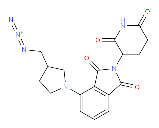 4-(3-(azidomethyl)pyrrolidin-1-yl)-2-(2,6-dioxopiperidin-3-yl)isoindoline-1,3-dione