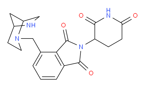 4-(2,6-diazabicyclo[3.2.1]octan-2-ylmethyl)-2-(2,6-dioxopiperidin-3-yl)isoindoline-1,3-dione