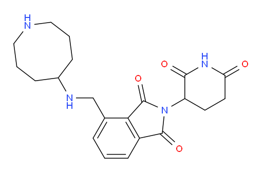 4-((azocan-5-ylamino)methyl)-2-(2,6-dioxopiperidin-3-yl)isoindoline-1,3-dione