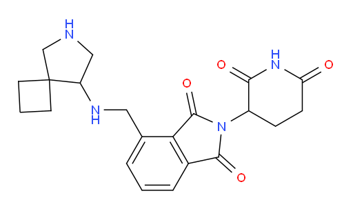 4-((6-azaspiro[3.4]octan-8-ylamino)methyl)-2-(2,6-dioxopiperidin-3-yl)isoindoline-1,3-dione