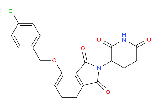 4-((4-chlorobenzyl)oxy)-2-(2,6-dioxopiperidin-3-yl)isoindoline-1,3-dione