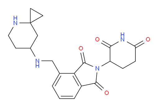 4-((4-azaspiro[2.5]octan-7-ylamino)methyl)-2-(2,6-dioxopiperidin-3-yl)isoindoline-1,3-dione