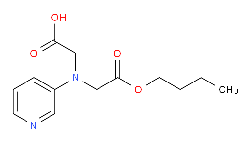 2-((2-butoxy-2-oxoethyl)(pyridin-3-yl)amino)acetic acid