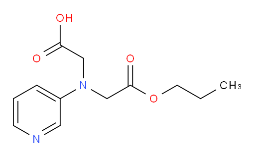 2-((2-oxo-2-propoxyethyl)(pyridin-3-yl)amino)acetic acid