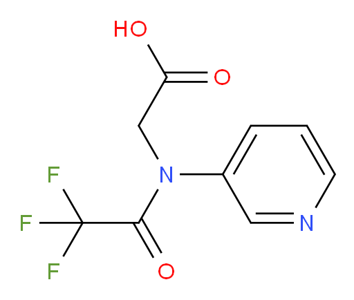 2-(2,2,2-trifluoro-N-(pyridin-3-yl)acetamido)acetic acid