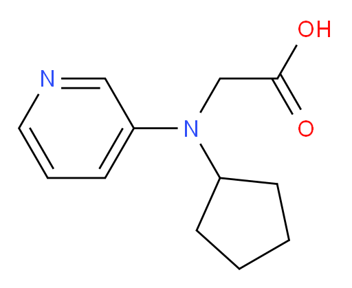 2-(cyclopentyl(pyridin-3-yl)amino)acetic acid
