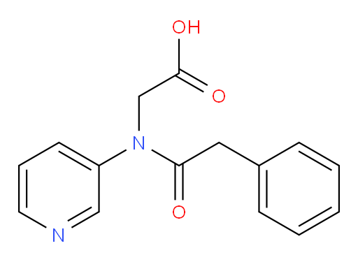 2-(2-phenyl-N-(pyridin-3-yl)acetamido)acetic acid
