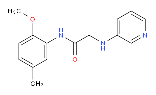 N-(2-methoxy-5-methylphenyl)-2-(pyridin-3-ylamino)acetamide