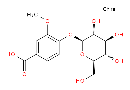 Vanillic Acid 4-β-D-glucopyranoside