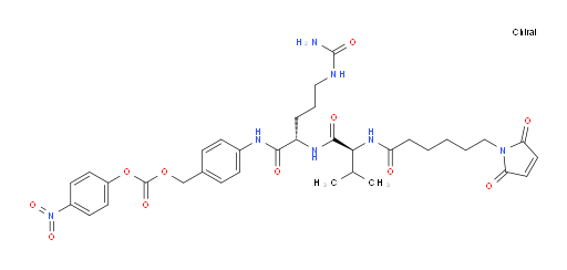 L-OrnithinaMide, N-[6-(2,5-dihydro-2,5-dioxo-1H-pyrrol-1-yl)-1-oxohexyl]-L-valyl-N5-(aMinocarbonyl)-N-[4-[[[(4-nitrophenoxy)carbonyl]oxy]Methyl]phenyl]-