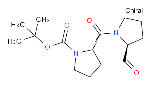 (S)-tert-butyl 2-((S)-2-formylpyrrolidine-1-carbonyl)pyrrolidine-1-carboxylate