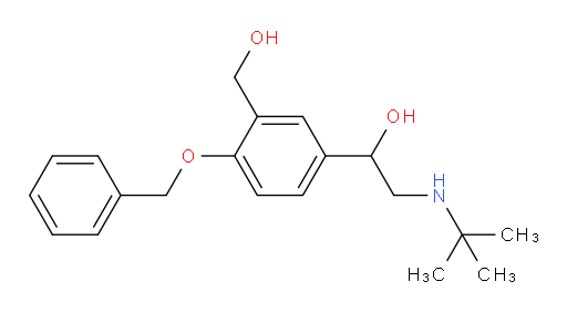 1-(4-(benzyloxy)-3-(hydroxymethyl)phenyl)-2-(tert-butylamino)ethanol
