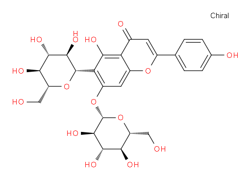 6-beta-D-Glucopyranosyl-7-(beta-D-glucopyranosyloxy)-5-hydroxy-2-(4-hydroxy-phenyl)-4H-chromen-4-one
