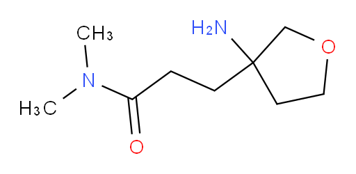 3-(3-aminooxolan-3-yl)-N,N-dimethylpropanamide