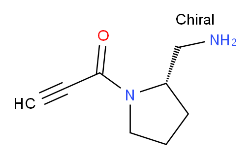 1-[(2S)-2-(aminomethyl)pyrrolidin-1-yl]prop-2-yn-1-one