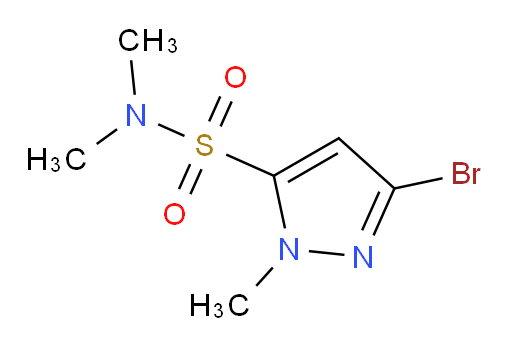 3-bromo-N,N,1-trimethyl-1H-pyrazole-5-sulfonamide