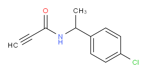 N-[1-(4-chlorophenyl)ethyl]prop-2-ynamide