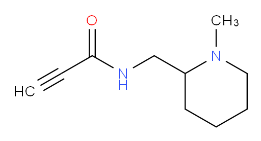 N-[(1-methylpiperidin-2-yl)methyl]prop-2-ynamide