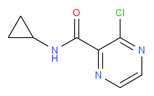3-chloro-N-cyclopropylpyrazine-2-carboxamide