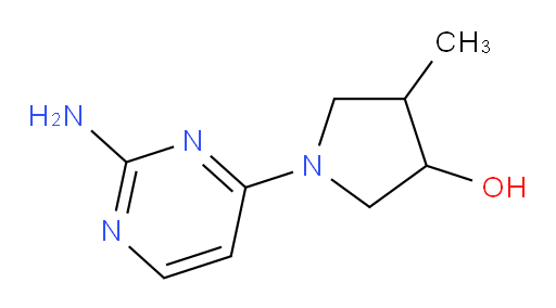 1-(2-aminopyrimidin-4-yl)-4-methylpyrrolidin-3-ol
