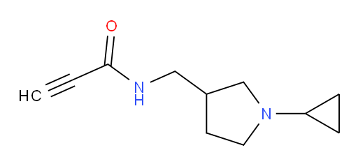 N-[(1-cyclopropylpyrrolidin-3-yl)methyl]prop-2-ynamide