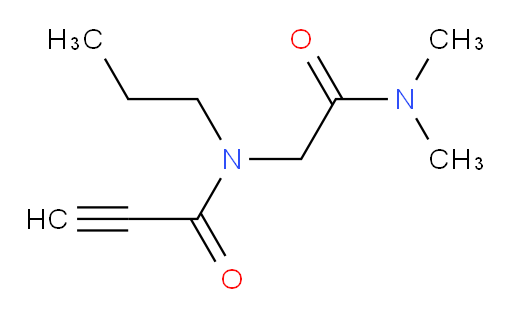 N-[(dimethylcarbamoyl)methyl]-N-propylprop-2-ynamide