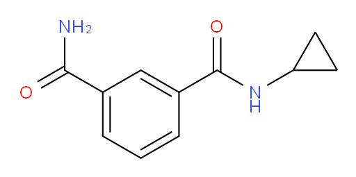 N1-cyclopropylbenzene-1,3-dicarboxamide