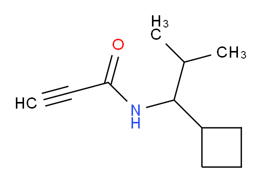 N-(1-cyclobutyl-2-methylpropyl)prop-2-ynamide
