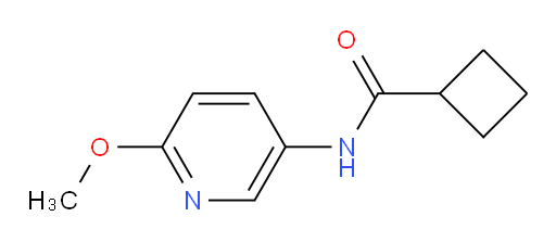 N-(6-methoxypyridin-3-yl)cyclobutanecarboxamide