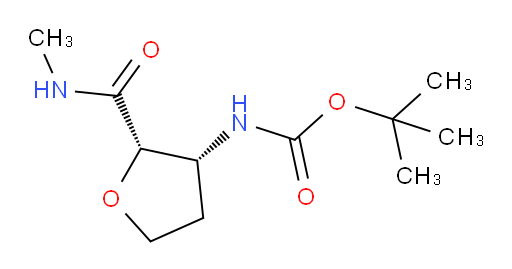 rac-tert-butyl N-[(2R,3S)-2-(methylcarbamoyl)oxolan-3-yl]carbamate