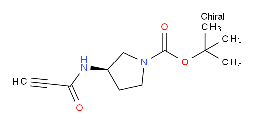 tert-butyl (3R)-3-(prop-2-ynamido)pyrrolidine-1-carboxylate