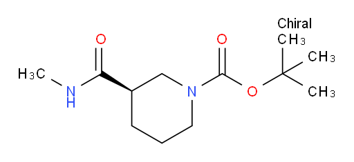 tert-butyl (3R)-3-(methylcarbamoyl)piperidine-1-carboxylate