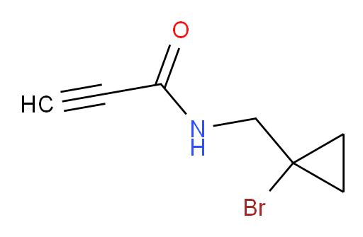 N-[(1-bromocyclopropyl)methyl]prop-2-ynamide