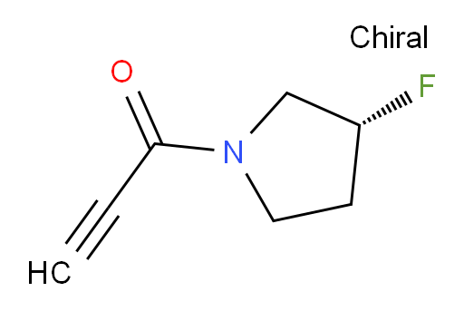 1-[(3R)-3-fluoropyrrolidin-1-yl]prop-2-yn-1-one