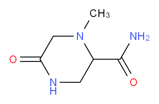 1-methyl-5-oxopiperazine-2-carboxamide