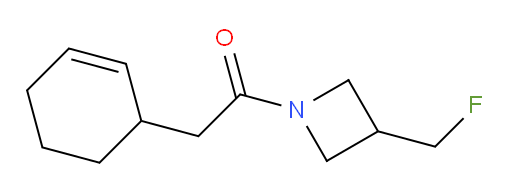 2-(cyclohex-2-en-1-yl)-1-[3-(fluoromethyl)azetidin-1-yl]ethan-1-one