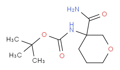 tert-butyl N-(3-carbamoyloxan-3-yl)carbamate
