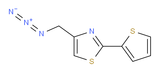 4-(azidomethyl)-2-(thiophen-2-yl)-1,3-thiazole
