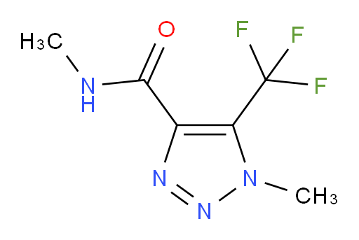 N,1-dimethyl-5-(trifluoromethyl)-1H-1,2,3-triazole-4-carboxamide