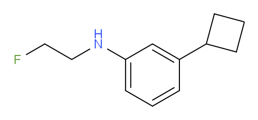 3-cyclobutyl-N-(2-fluoroethyl)aniline