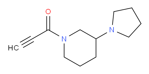 1-[3-(pyrrolidin-1-yl)piperidin-1-yl]prop-2-yn-1-one
